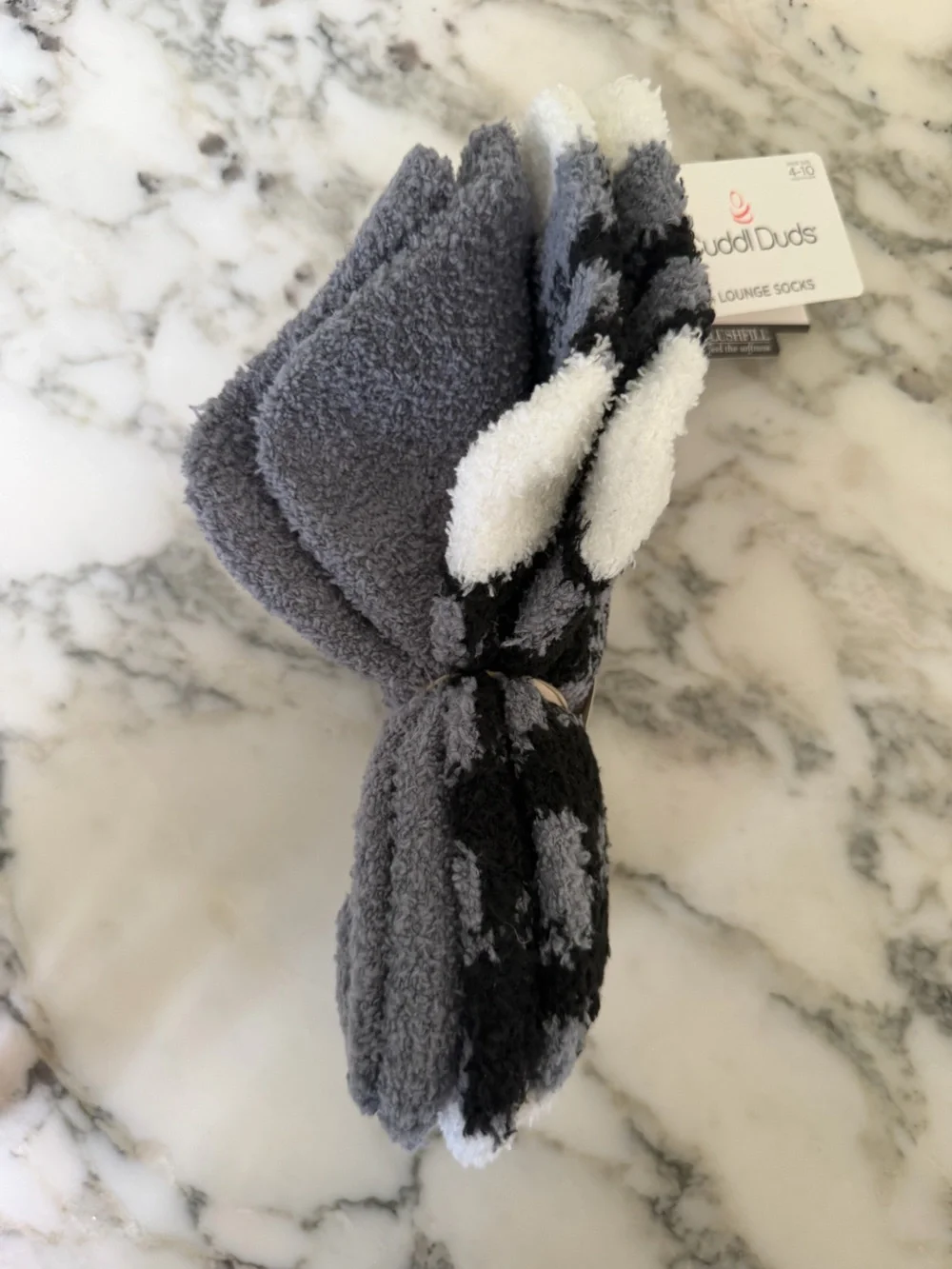 NWT Cuddl Duds Plushfill Cozy Comfort Lounge Socks – 2 Pairs 🧦🧦